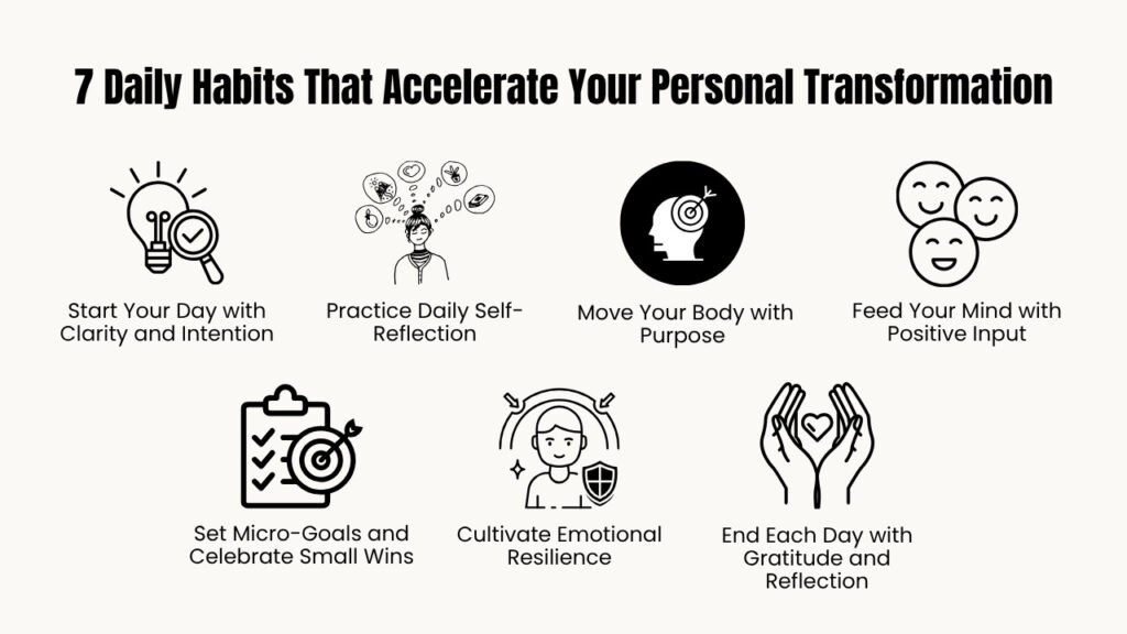 7 Daily Habits That Accelerate Your Personal Transformation