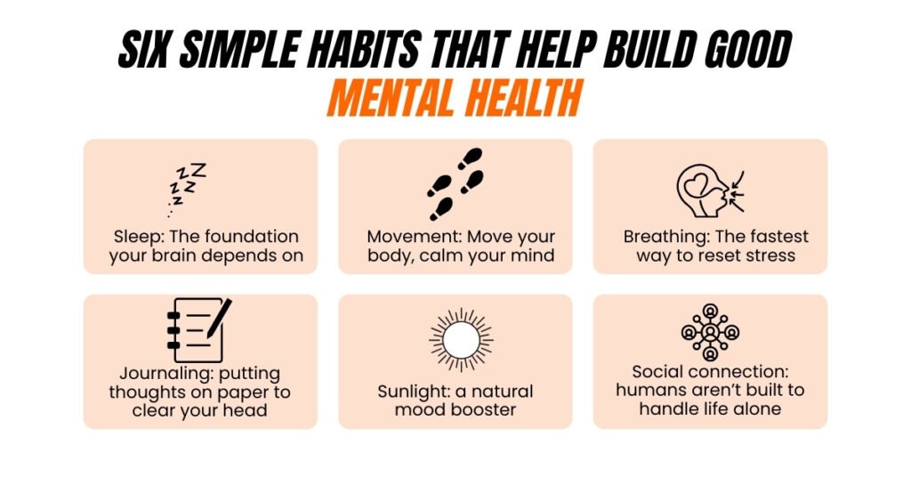 Six Simple Habits That Help Build Good Mental Health